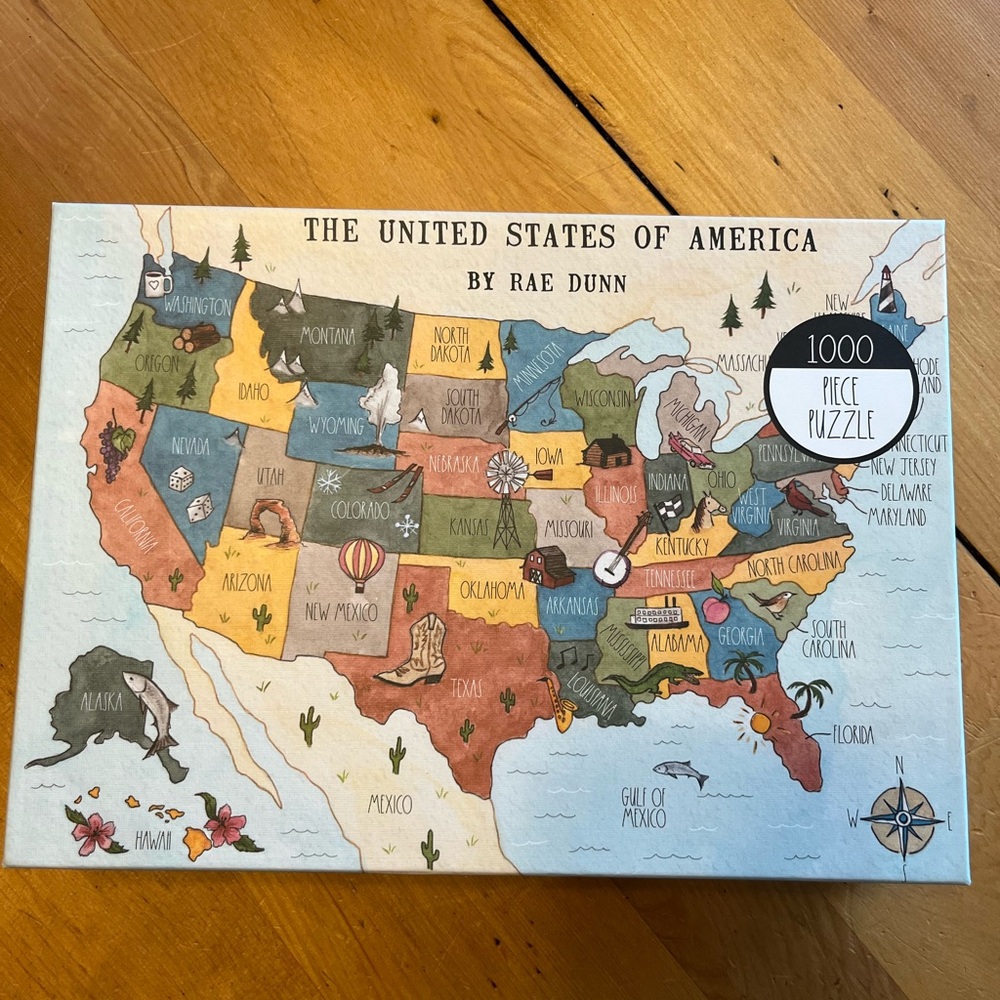 Rae Dunn USA puzzle